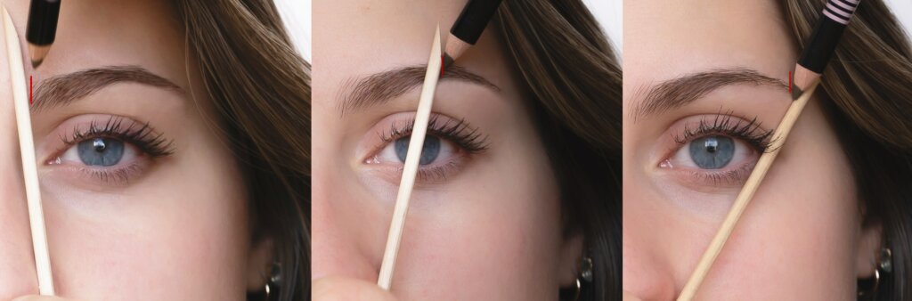 Brow mapping avec les produits Le French Make-up